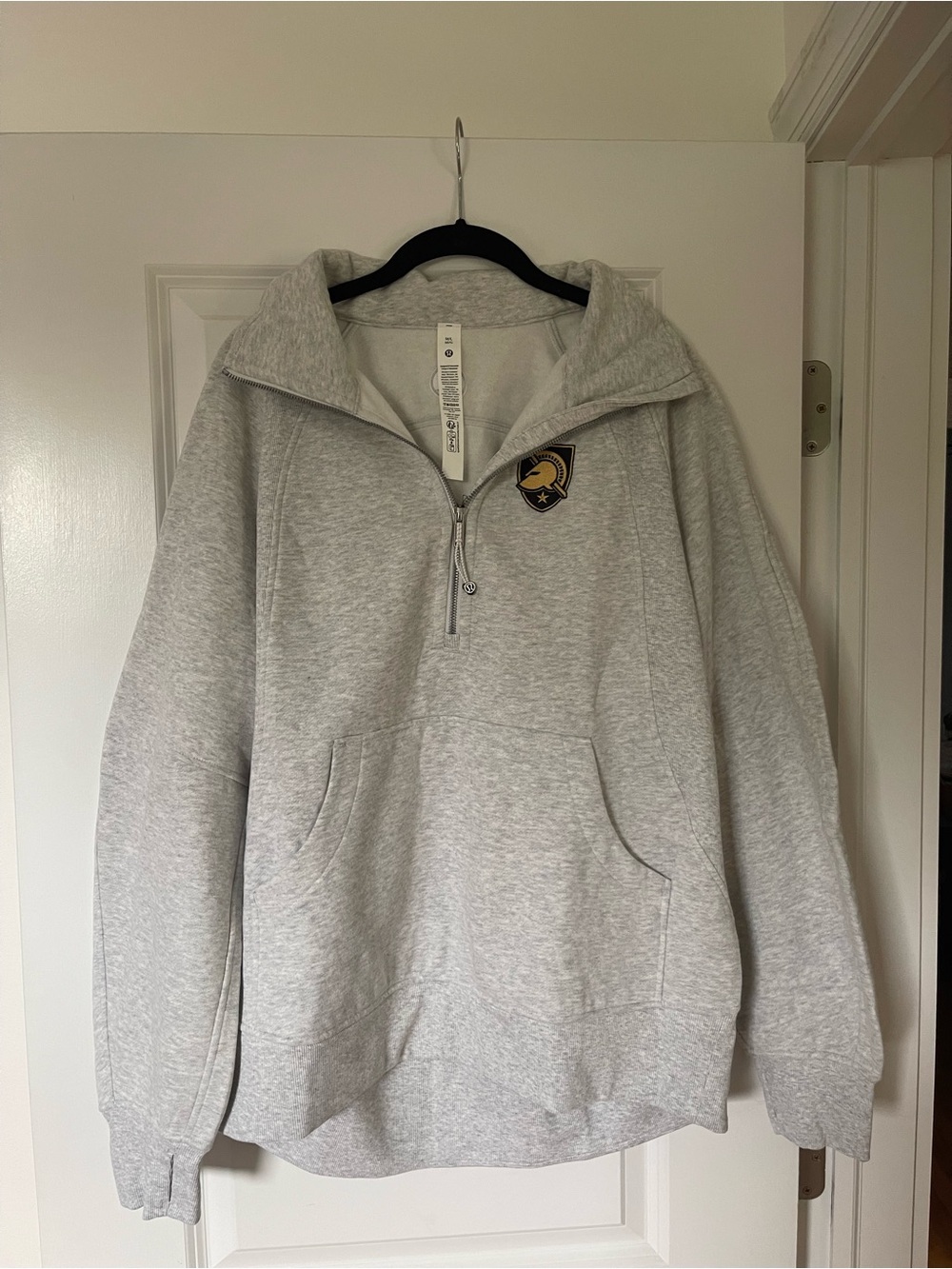 lululemon athletica Scuba Oversized Funnel Neck Half Zip Army West Point